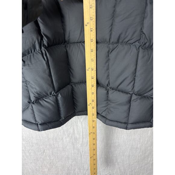 Marmot 650 Fill Goose Down Puffer Jacket Womens Medium Black Quilted Outdoor - Picture 7 of 9